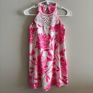 Lilly Pulitzer Girls Mini Pearl Shift Dress Size 12